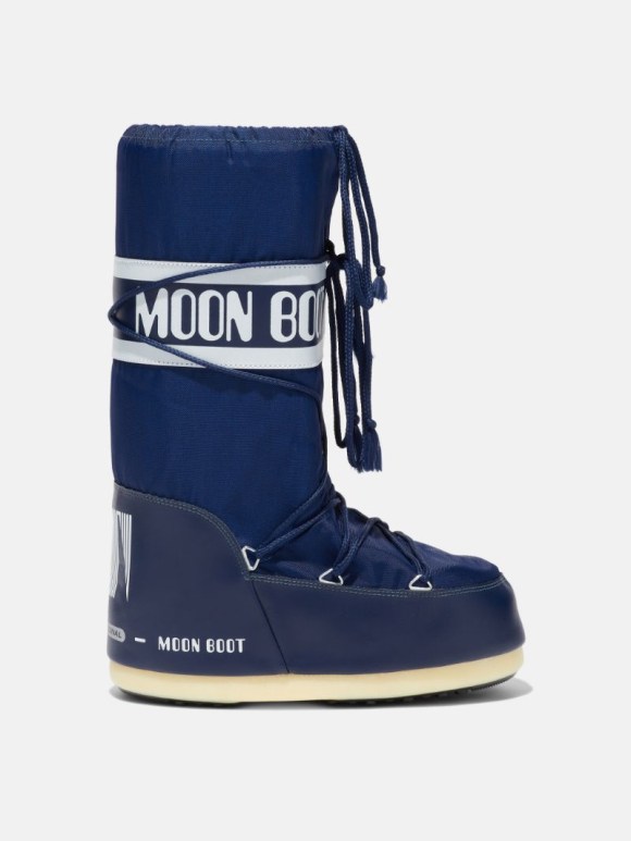 MOON BOOT ICON NYLON Nylon Stiefel Kinder Blau | Schweiz SOZ-950163