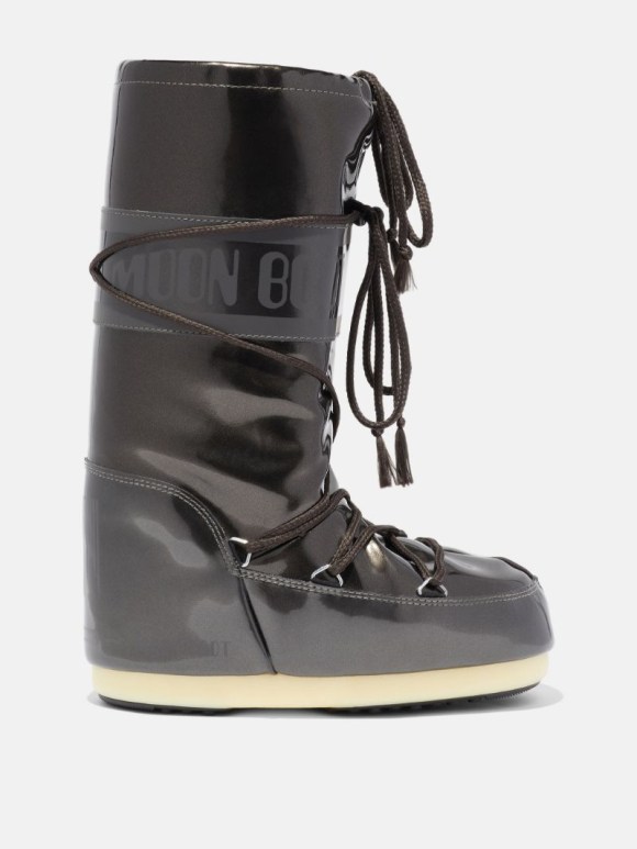MOON BOOT ICON VINYL Schneestiefel Damen Schwarz | Schweiz WEO-609125